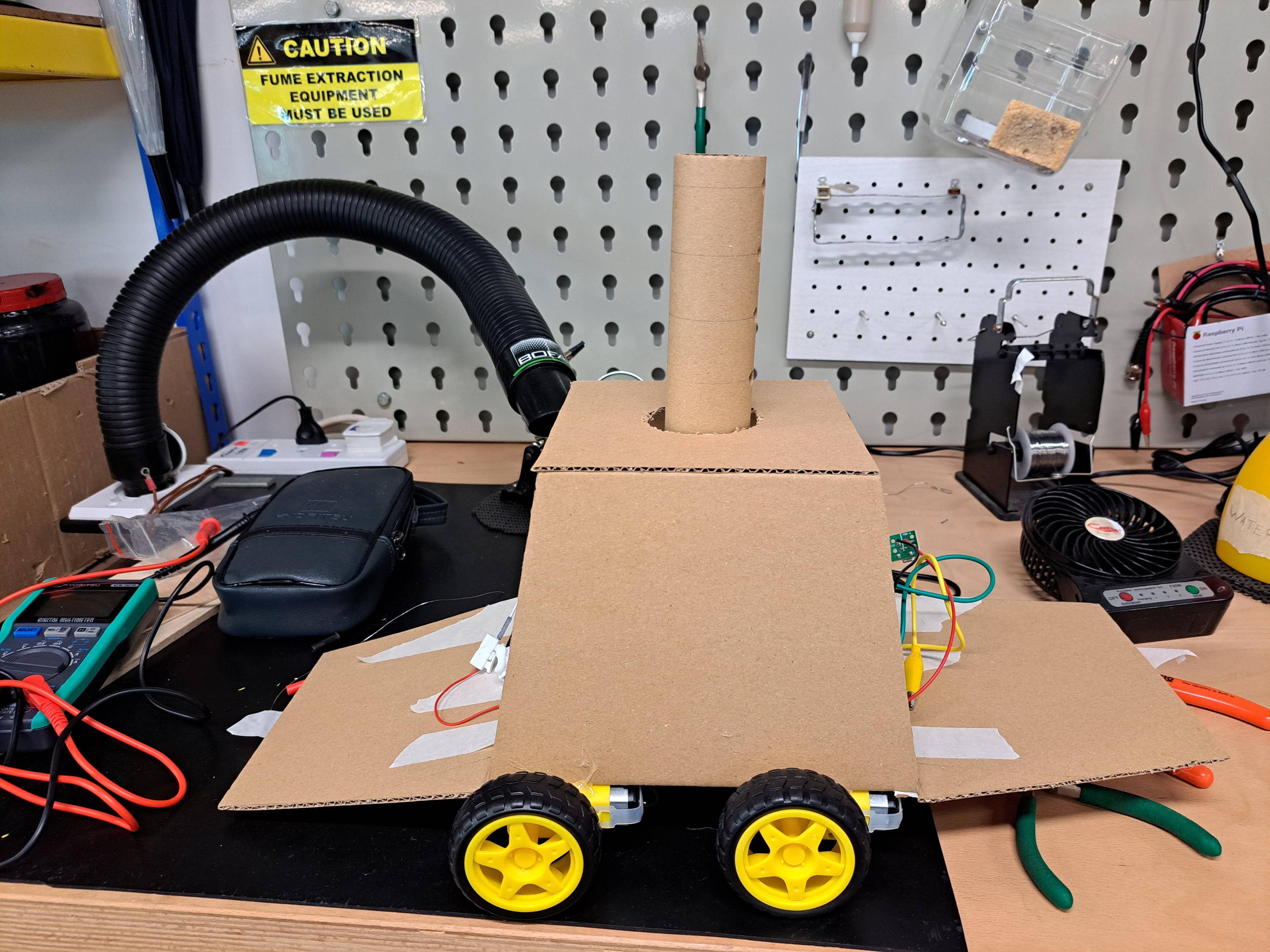 RoboFan at workshop