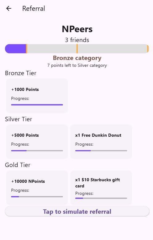 Referrals page